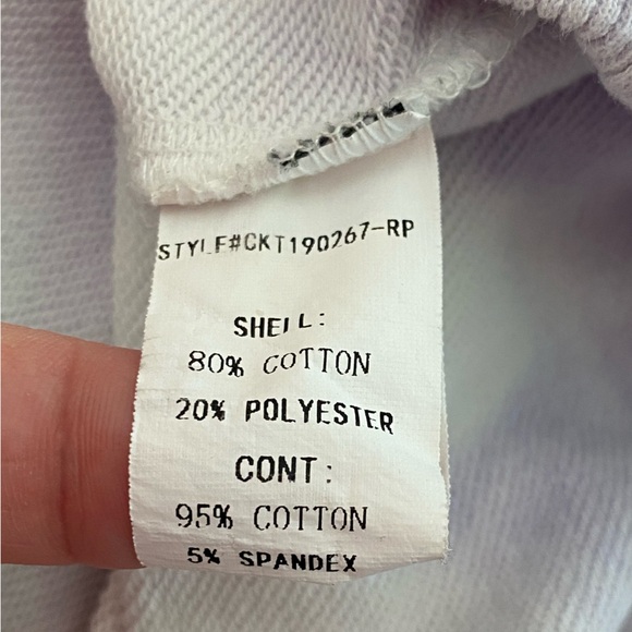 Melloday 2X White Purple Tie Dye Sweatshirt - Picture 6 of 7